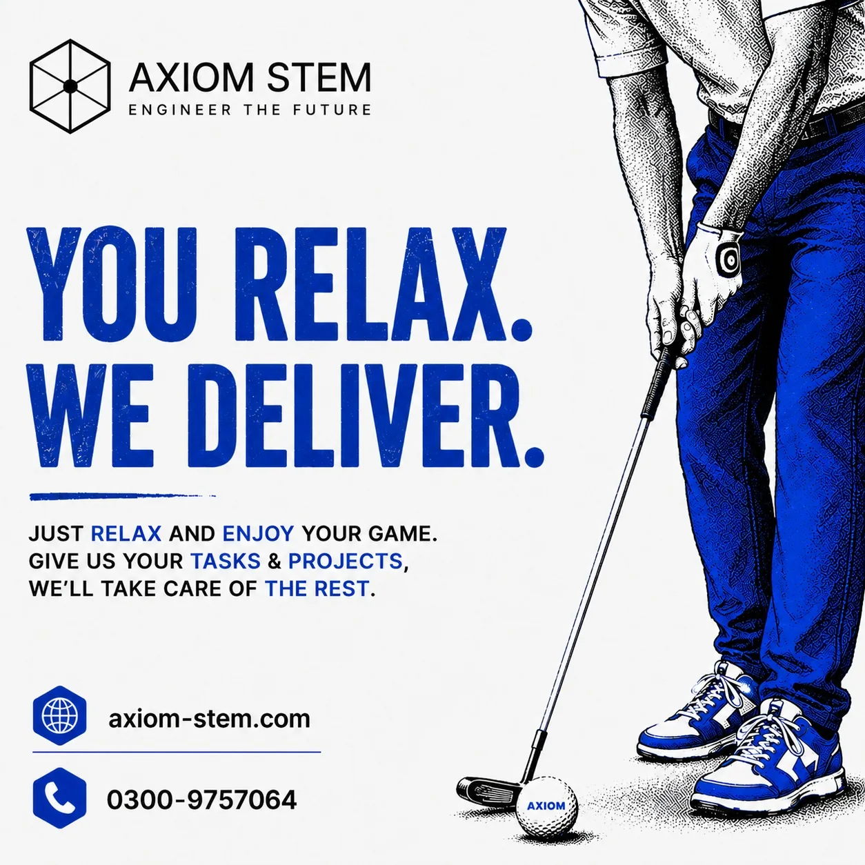 You Relax. We Deliver. — just relax and enjoy your game