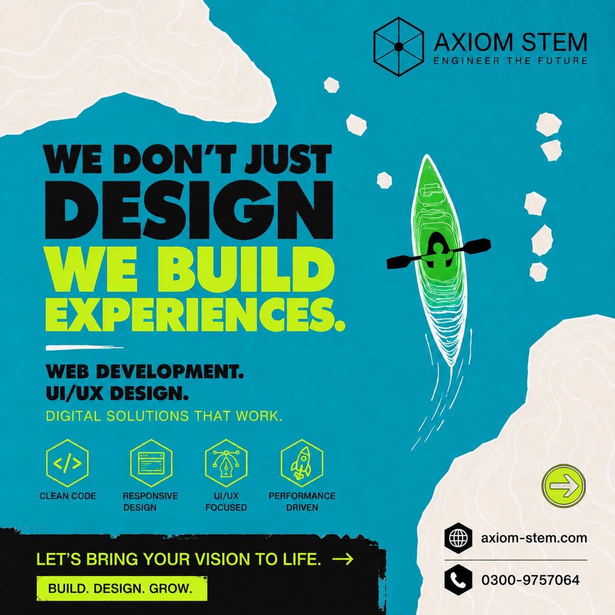 We Don't Just Design, We Build Experiences — digital solutions that work