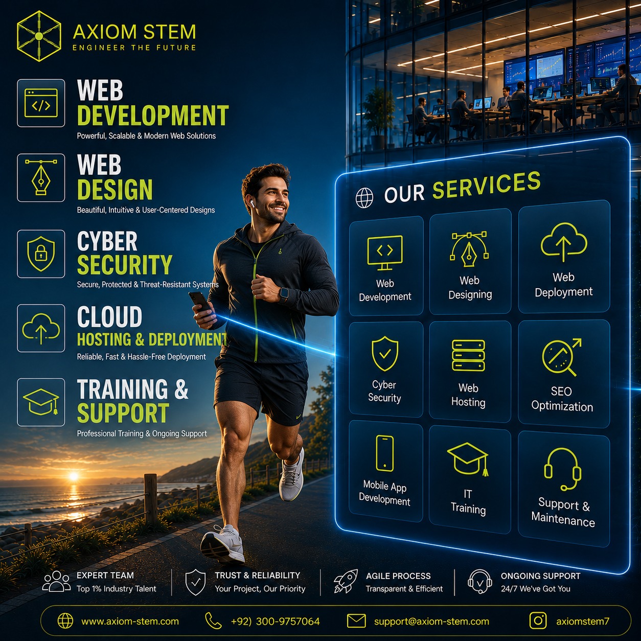 Our Services — full range of AXIOM-STEM technology solutions